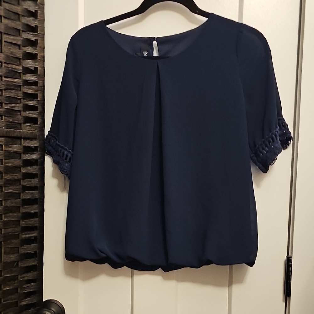 BCX Navy Blue Women's Top